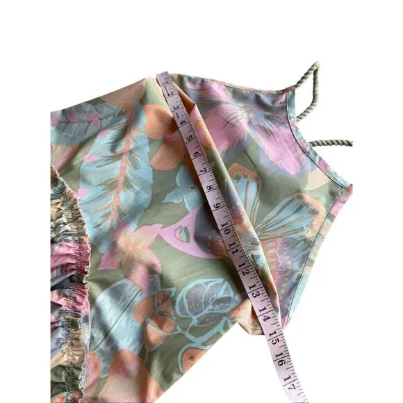 Free People Deserted Island Mini Dress In Rainforest Combo Size S - Picture 12 of 13